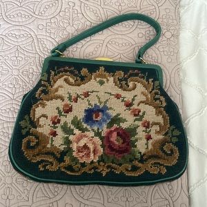 Vintage embroidered purse